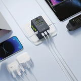 Green Lion GaN Adapter 35W 6 in 1 | 2 in 2 Cable - Black