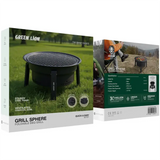 Green Lion Grill Sphere Foldable BBQ Grill - Black Marhaba International