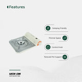 Green Lion Portable Outdoor Stove 3.5KW - Beige Marhaba International