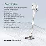 Green Lion Turbo Vacuum Cleaner - White Marhaba International