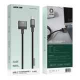 Green Lion USB-C to MagSafe 3 Magnetic Charging Cable - Black Marhaba International