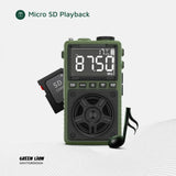 Green Lion Voyager Portable Radio | Flash Light | Speaker - Green Marhaba International