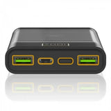 Green Super Fast Transparent Power Bank 10000mAh ( QC 22.5W + PD 20W ) Marhaba International