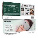 Green Lion Grey Sleep Mask with Wireless Audio