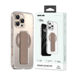 Green Lion MagSafe Leather Grip for iPhone 16 Pro Max (gold)