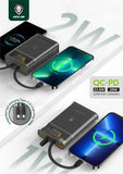 Integrated Transparent Power Bank 10000mAh Green Lion Marhaba International