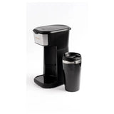 LePresso Coffee Maker with Travelling Mug 450W - Black Marhaba International