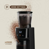Lepresso Conical Burr Grinder - Black Marhaba International