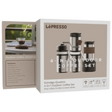 Lepresso Grindo Quattro 4-in-1 Outdoor Coffee Set - Silver Marhaba International