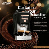 Lepresso coffee maker with milk tank Qatar