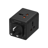 Porodo 4 AC Universal Power Block - Black Marhaba International