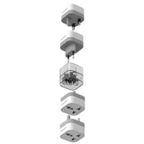 Porodo 150+ Countries Universal AC Adapters - White Marhaba International