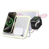 Porodo Multi-Device Wireless Charging Mirror With Lights Marhaba International