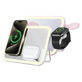 Porodo Multi-Device Wireless Charging Mirror With Lights Marhaba International