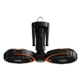 Porodo Lifestyle Dual-Head Oscillating Fan - Black