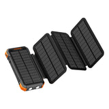 Porodo Power Bank 20000mAh 4-Panel Solar - Black