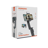 Porodo 2-Axis Gimbal Stablizer - Black Marhaba International