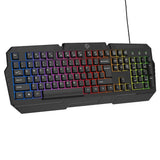 Porodo Gaming 4 in 1 Combo with Keyboard, Headphone, Mouse and Mouse Pad - Black Marhaba International