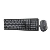 Porodo Gaming Wireless Keyboard Mouse Set 2.4GHz 1600 DPI