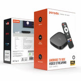 Porodo Android TV Box 1080P 2GB RAM 8GB ROM Support 4K - Black Marhaba International