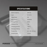 Porodo Lifestyle Dual-Blade Pocket Shaver - Black Marhaba International