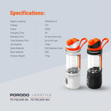 Porodo Lifestyle Dual Spin Clockwise & Reverse Portable Blender Marhaba International