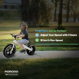 Porodo Lifestyle JoyCruiser Kids Electric Bike - White Marhaba International