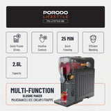 Porodo Lifestyle Multi-Function Slushie Maker - Black