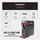 Porodo Lifestyle Multi-Function Slushie Maker - Black Marhaba International