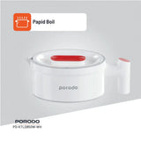 Porodo Lifestyle Portable Folding Electric Kettle - White Marhaba International