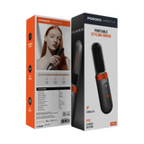 Porodo Lifestyle Portable Heated Styling Brush - Black Marhaba International