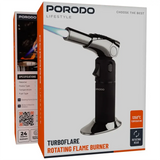 Porodo Lifestyle TurboFlare Rotating Flame Burner - Black Marhaba International