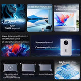 Porodo Mini Projector Wireless Mirroring Patented Dust-Proof Structure Marhaba International