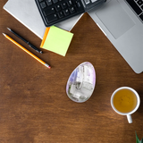 Porodo Vertical 4800 DPI Wireless Mouse - Transparent