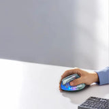 Porodo Vertical 4800 DPI Wireless Mouse - Transparent Marhaba International