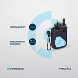 Powerology 10000mAh Magsafe and Charger Power Bank - Black Marhaba International