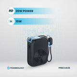 Powerology 10000mAh Magsafe and Charger Power Bank - Black Marhaba International