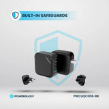 Powerology 100W Triple PD + 1 QC3.0 World Travel Kit Marhaba International