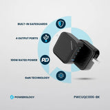 Powerology 100W Triple PD + 1 QC3.0 World Travel Kit Marhaba International