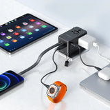 Powerology 2500W Universal Travel Adapter with 4000mAh Power Bank - Black