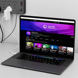 Powerology 8AC 2990W Power Strip PD 20W - Black