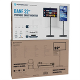 Powerology Banf 32" Portable Smart Monitor - Gray Marhaba International