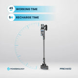 Powerology Cordless Stick Vacuum - Black Marhaba International