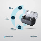 Powerology Dual Microphone Professional Set - Black