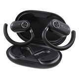 Powerology ENC TWS Air Conduction Earbuds and Charging Case with Display 40mAh8 - Black Marhaba International