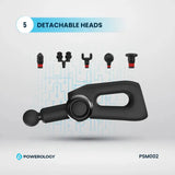 Powerology Full-Body Massage Gun - Black Marhaba International