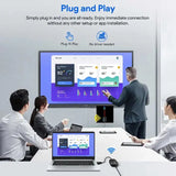 Powerology Wireless HDMI Mirroring Adaptor Pair with USB-C Cable Full HD 1080P - Black Marhaba International
