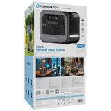 Powerology Pater II Portable Power Station 700W - Gray