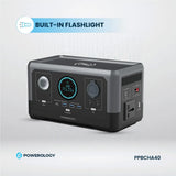 Powerology Portable Power Generator Fast Charging 76800mAh 300W - Black Marhaba International