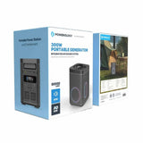 Powerology 300W Portable Generator Integrated Hi-Fi Sound System - Black Marhaba International